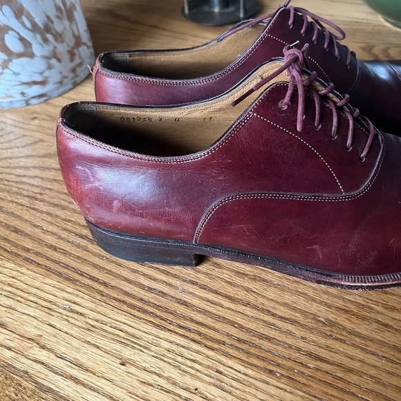Santoni Shoe Mens Oxford Size 11 Leather Shoes Italy main image 8